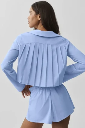 Camisa de manga larga corta «Unmatched» – Azul Provenza claro