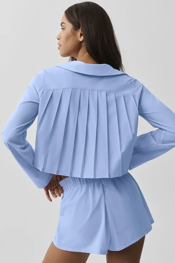 Camisa de manga larga corta «Unmatched» - Azul Provenza claro