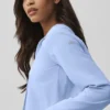 Camisa de manga larga corta «Unmatched» - Azul Provenza claro