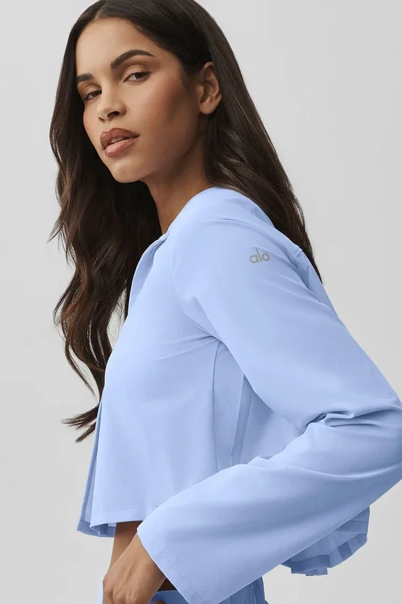 Camisa de manga larga corta «Unmatched» - Azul Provenza claro