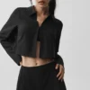 Camisa de manga larga corta «Unmatched» - Negro