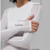 Camisa de manga larga de malla Winter Twilight - Blanco