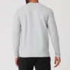 Camisa de manga larga Micro Waffle Fast Break - Gris jaspeado deportivo