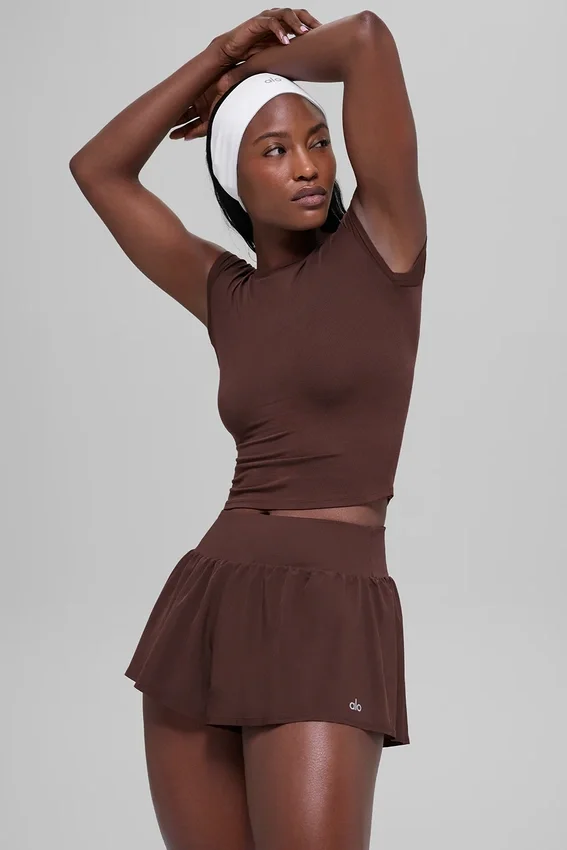 Camiseta Alosoft Back for More - Brownstone