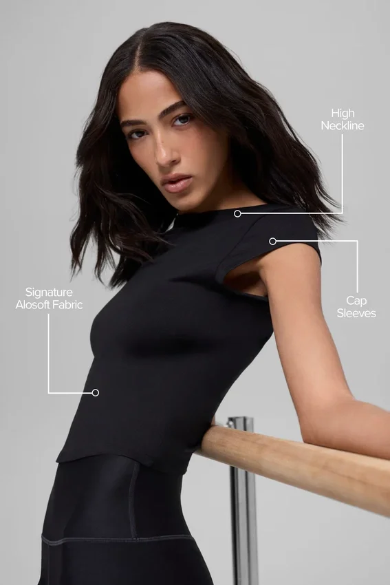 Camiseta Alosoft Back for More - Negro