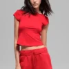 Camiseta Alosoft Back for More - Rojo brillante