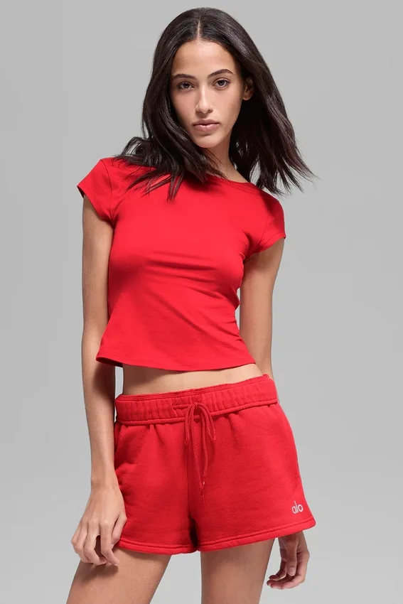 Camiseta Alosoft Back for More - Rojo brillante