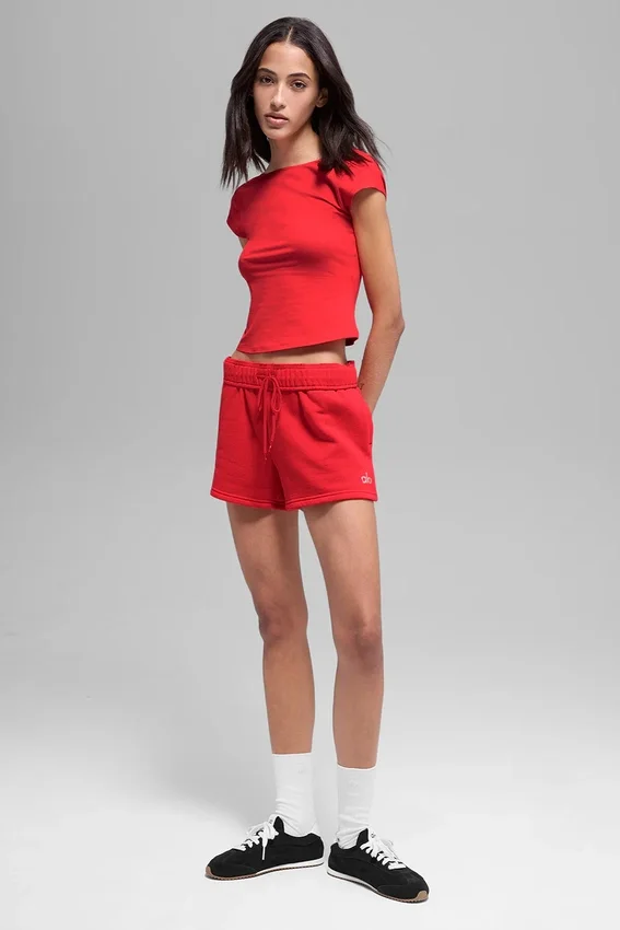 Camiseta Alosoft Back for More - Rojo brillante