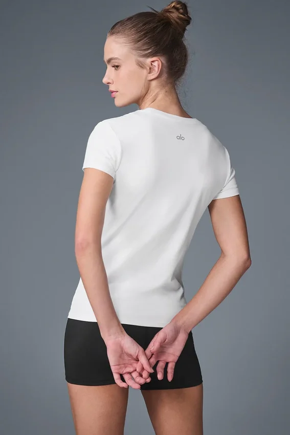 Camiseta Alosoft Finesse - Blanco