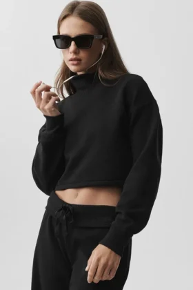 Camiseta corta «Serenity» - Negro