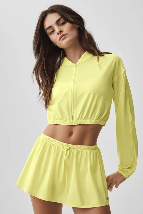 Camiseta corta y fresca con cremallera completa - Sol