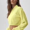 Camiseta corta y fresca con cremallera completa - Sol