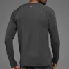 Camiseta de cuello redondo de manga larga Alo Vapor - Antracita