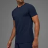 Camiseta de cuello redondo y manga corta Alo Vapor - Azul marino