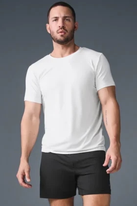 Camiseta de cuello redondo y manga corta Conquer Reform - Blanco