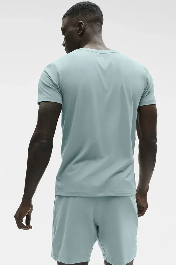 Camiseta de cuello redondo y manga corta Conquer Reform - Desert Sage