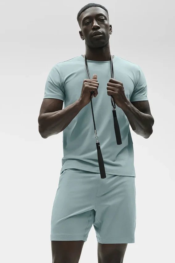 Camiseta de cuello redondo y manga corta Conquer Reform - Desert Sage