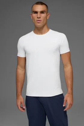 Camiseta de cuello redondo y manga corta Idol - Blanco