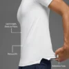 Camiseta de cuello redondo y manga corta Idol - Blanco
