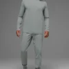 Camiseta de cuello redondo y manga larga Conquer Reform - Gris lunar