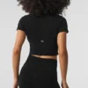 Camiseta de invierno sin costuras, cálida y suave — Negro