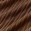 Camiseta de jerséu con botones Sunlit - Marrón bronceado
