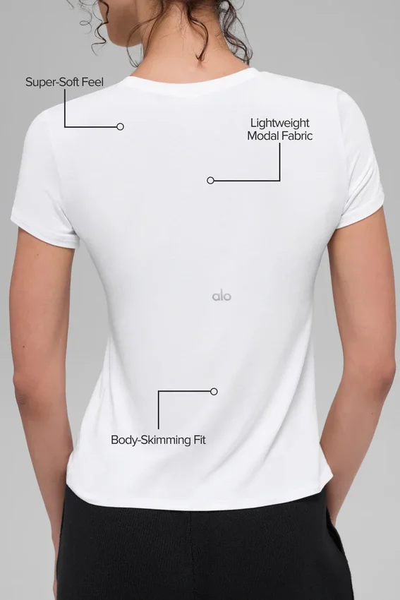 Camiseta de manga corta All Day - Blanco