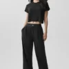 Camiseta de manga corta All Day corta - Negro