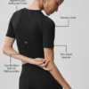 Camiseta de manga corta Alo Softsculpt Precision - Negro