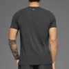 Camiseta de manga corta con cuello redondo Alo Vapor - Antracita
