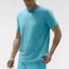 Camiseta de manga corta con cuello redondo Alo Vapor - Azul brisa