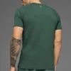 Camiseta de manga corta con cuello redondo Alo Vapor - Verde trébol