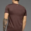 Camiseta de manga corta con cuello redondo Conquer Reform - Brownstone