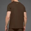 Camiseta de manga corta con cuello redondo Conquer Reform - Espresso