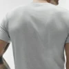 Camiseta de manga corta con cuello redondo Conquer Reform - Gris jaspeado deportivo
