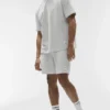 Camiseta de manga corta Double Take - Blanco jaspeado
