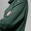 Camiseta de manga larga con cuello alto «Waffle Weekend Escape» - Verde trébol
