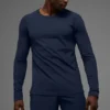 Camiseta de manga larga con cuello redondo Alo Vapor - Azul marino