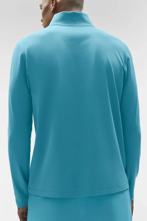 Camiseta de manga larga Conquer 1/4 Zip Reform - Blue Breeze
