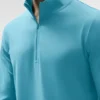Camiseta de manga larga Conquer 1/4 Zip Reform - Blue Breeze