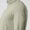 Camiseta de manga larga Conquer 1/4 Zip Reform - Limestone