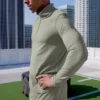 Camiseta de manga larga Conquer 1/4 Zip Reform - Limestone