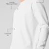 Camiseta de manga larga Double Take - Blanco