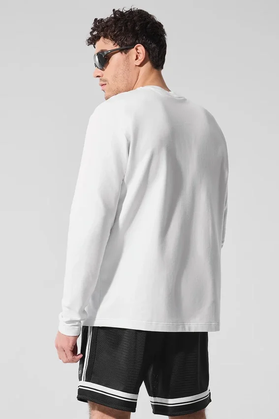 Camiseta de manga larga Double Take - Blanco