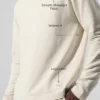 Camiseta de manga larga Double Take - Hueso