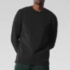 Camiseta de manga larga Double Take - Negro