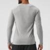 Camiseta de manga larga Triumph - Gris jaspeado deportivo