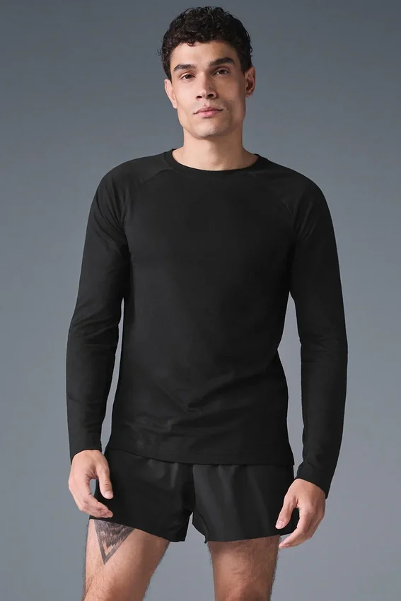 Camiseta de manga larga Triumph - Negro