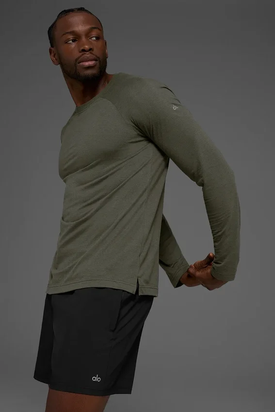 Camiseta de manga larga Triumph - Verde sigiloso