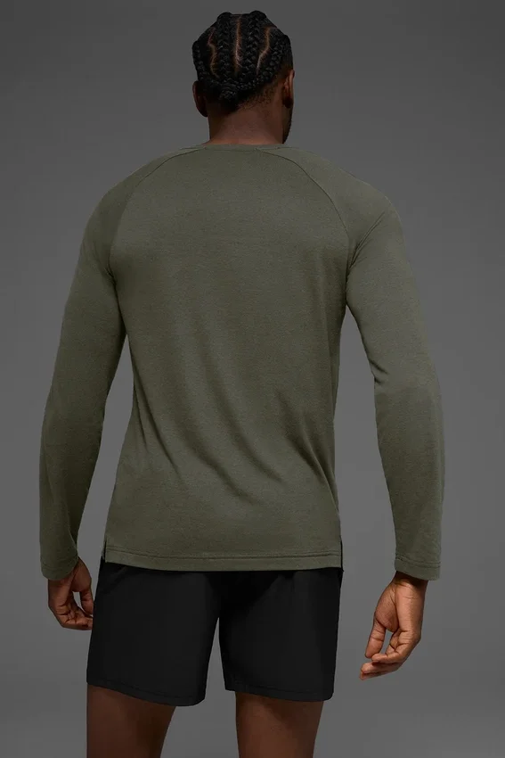 Camiseta de manga larga Triumph - Verde sigiloso